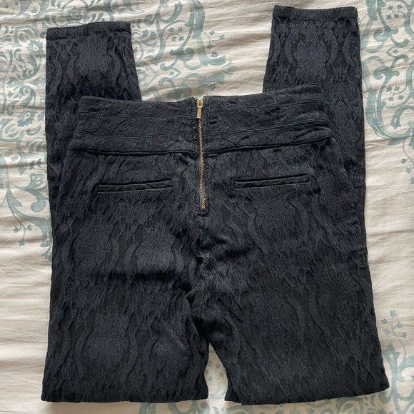 Bebe size XS High Waisted Skinny  Legging Dress Pants Back zipper - Picture 1 of 8